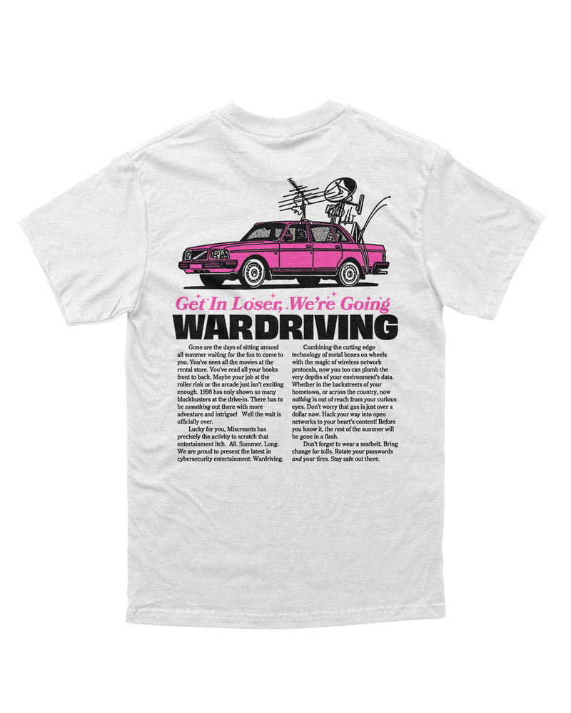 Back — Wardriving T-Shirt