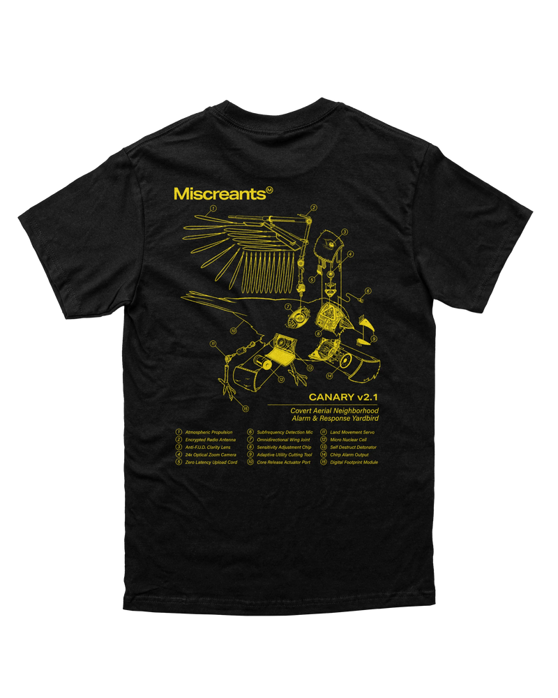 Back — Canary Heavyweight T-Shirt