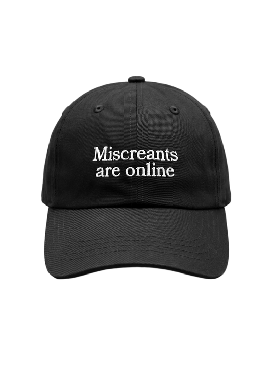 Front — Online Cap - Black