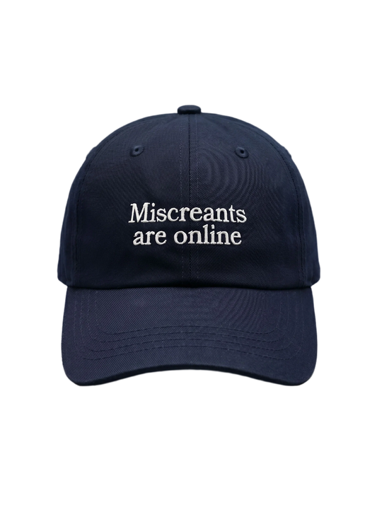 Front — Online Cap - Navy