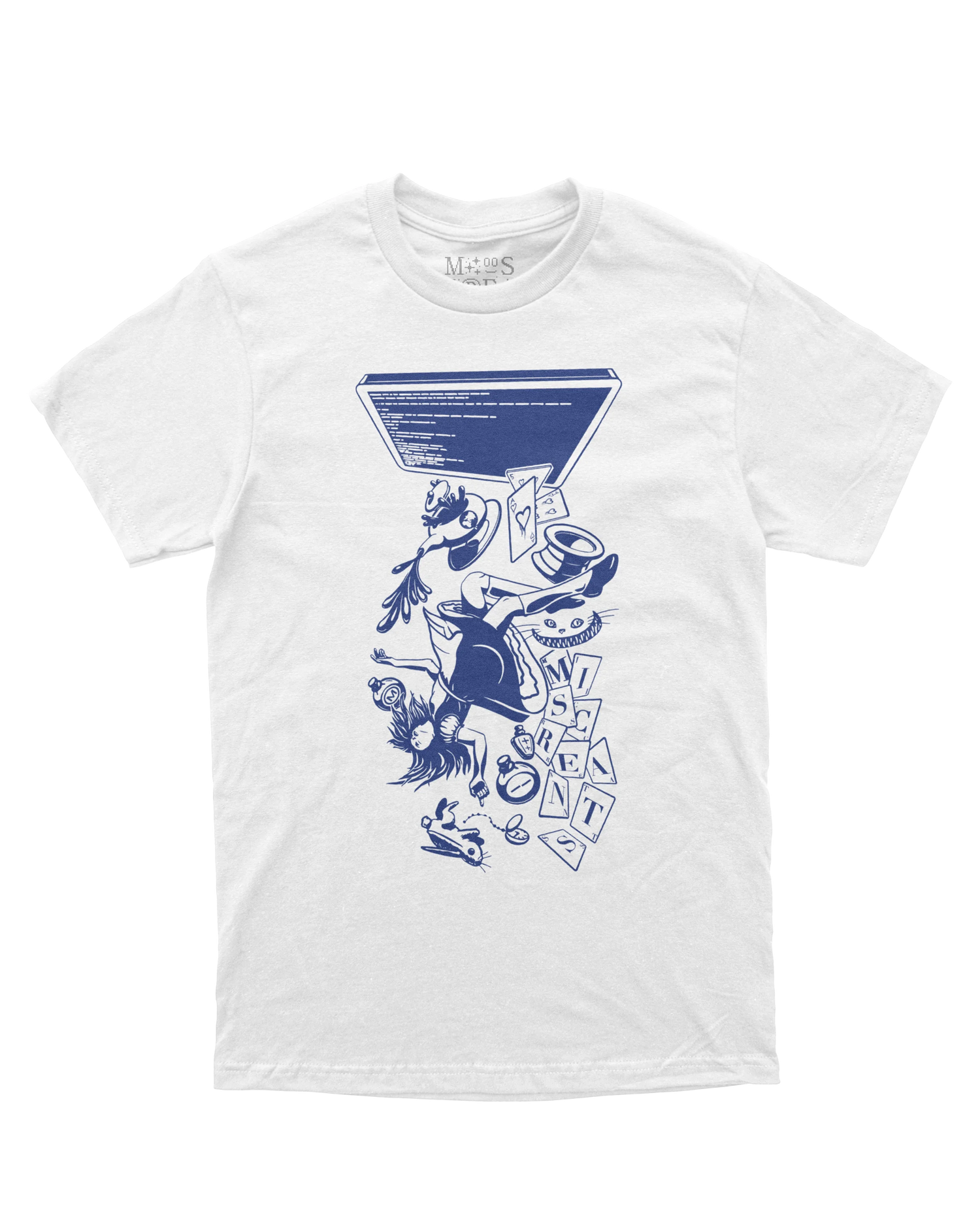 Security Rabbithole Heavyweight T-Shirt from Miscreants — front view of print