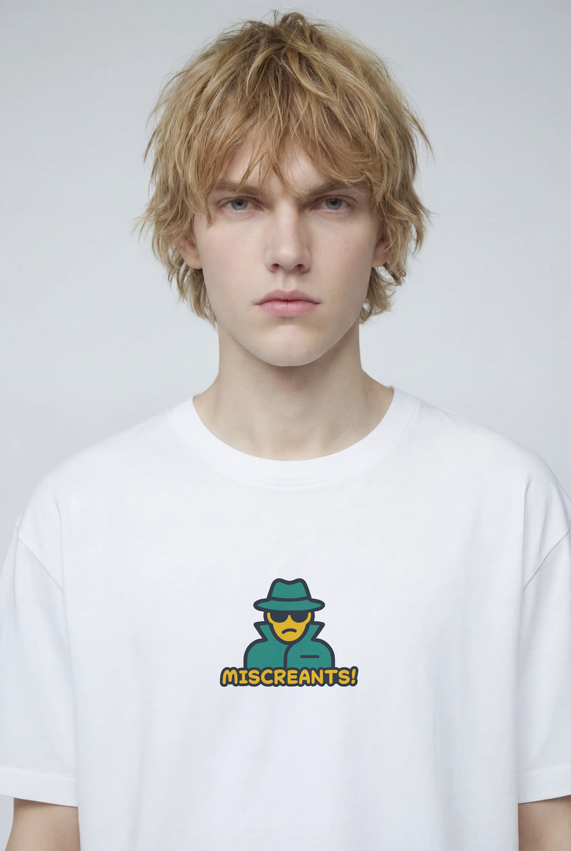 Model wearing the Sightseeing Tour T-Shirt from Miscreants