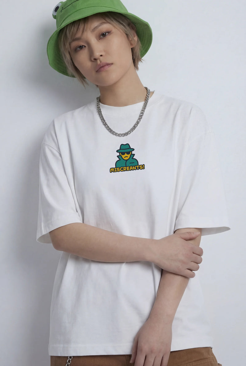 Model wearing the Sightseeing Tour T-Shirt from Miscreants