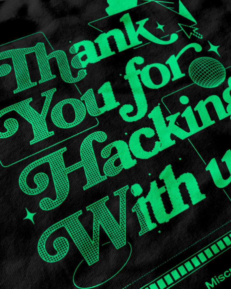 Detail — TY for Hacking With Us v3 T-Shirt