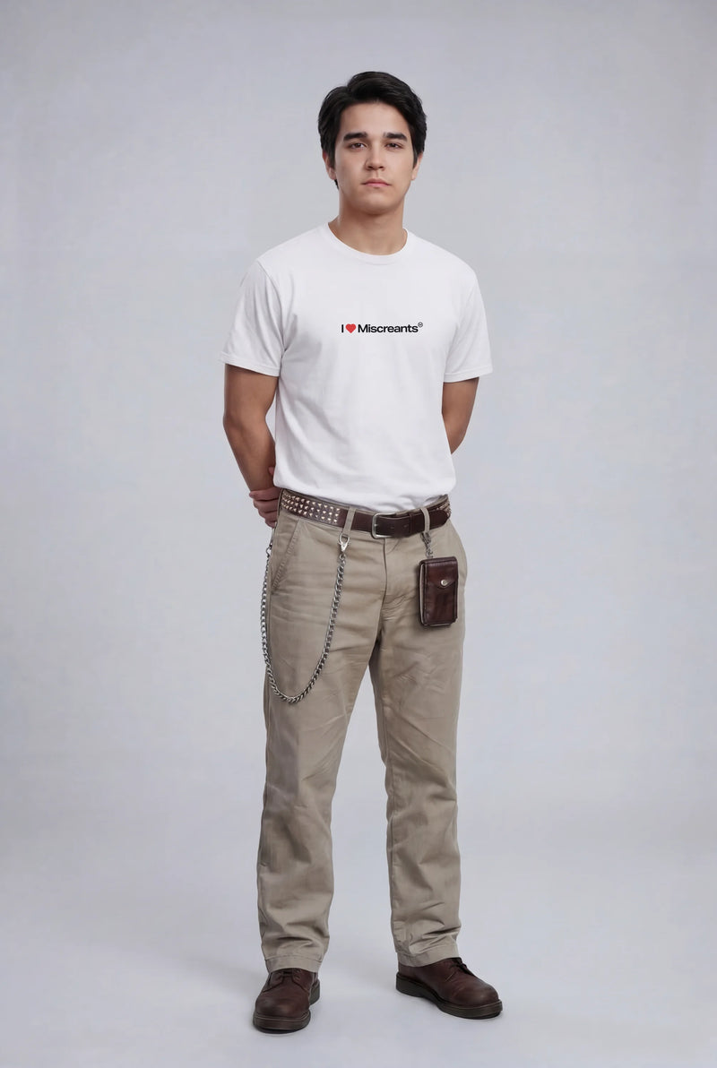 Model wearing the TY for Hacking With Us v5 T-Shirt from Miscreants