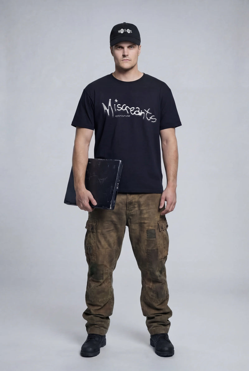 Model — Techno Optimism T-Shirt